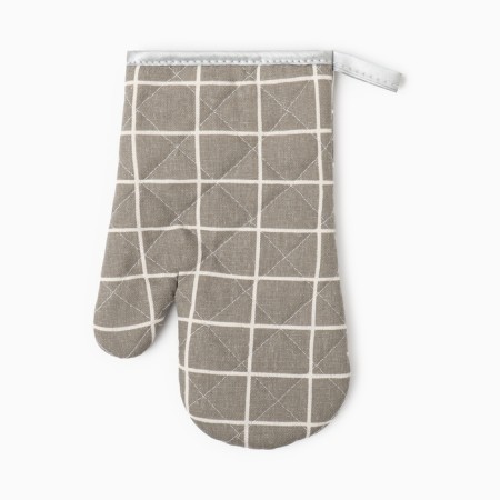 Mitten Dolyana "Cell" cv. Gray 26*16 cm, 100% p/e-1