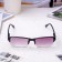 Ready -made glasses east 0056 tinted, black color, bent puff, -2