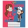 A notebook of 18 sheets in the gravity farz line, cover coated cardboard, rounded corners, block 65g/m2, 5V, mix