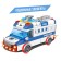 Constructor Block Inertial Police Furgon, Light, Sound, 68 parts