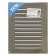 Ventilation grate Zein luxury RM1724Z, 170 x 240 mm, with a grid, metal, gold