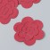 The workpiece of Foamiran "Flower Curly" 10x9.5 cm set 5 pcs. Burgundy