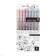 Набор гелевых ручек 8 цветов SKETCH&ART Uni Write.METALLIC, 0,8 мм