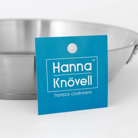 Hanna Knövell stainless steel pan, d = 28 cm, h = 5.5 cm, wall thickness 0.6 mm, handle length 25 cm, induction-10