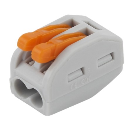 Terminal era series 412 with lever 2 holes 0.08-2.5mm2