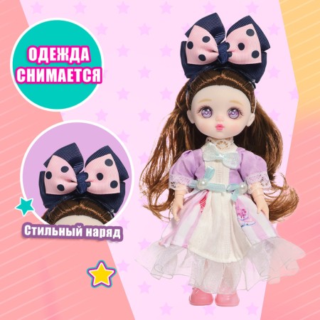 Hinge doll "Baby", mix-3