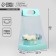Box Gift folding carrion for colors, packaging, "turquoise", 20 x 20 x 4 cm