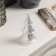 Figure Light "Christmas tree" 14x8 cm, from batteries 3XAG13 (included), glow warm white