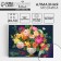 Diamond mosaic with partial filling on canvas "Flowers", 40 x 50 cm