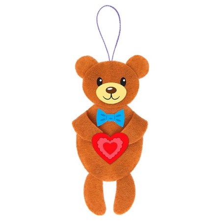 Set for making figures made of felt "Bear"-1
