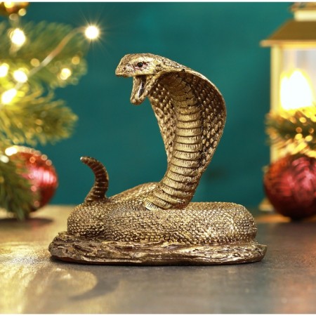 Figure "Snake of Cobra" bronze, 9x12cm