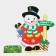 Decorative decoration (stand) "Snowman" 32x28 cm