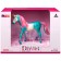 Figure "World of Fantasy: azure unicorn with a colored mane"
