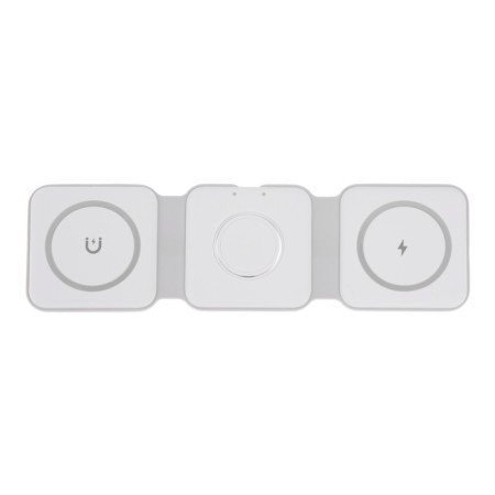 Wireless charger 3 in 1 A07, 15 W, support magsafe, folding, white-7