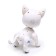Robot dog "Peter" IQ Bot, on the control panel, interactive: sound, light, on batteries, white