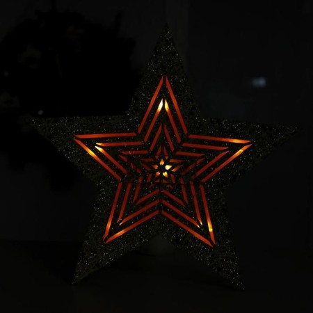 New Year's decor with backlight "Disorder Star" 26 × 5 × 25 cm-1