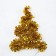 Girland "Mishura" 1 m Rosa, IP20, golden thread, 22 LED, 6 layers, d = 5 cm, glow warm white, CR2032x2