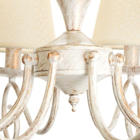 Jema chandelier 8x40W E14 Patinated gold 68x68x65 cm Bayerlux-4