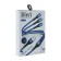 Cable 3 in 1, microUSB/type -C/Lightning - USB, 3 A, 1.25 meters, black