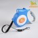 Roulette "Piggon" with a flashlight, rubberized pen, 5 m, up to 35 kg, blue