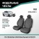 Autoshekhli for Kia Rio, 2016-2022, front row, Jacquard