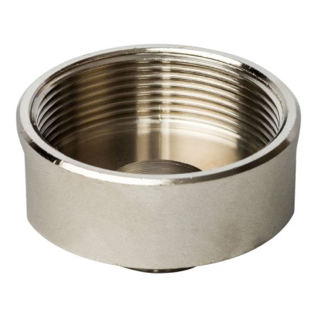 Adapter Stout SFT-0008-000021, 2 "x 1", internal/outer thread, nickelled brass