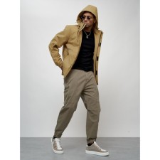 Sports male jacket, size 48, beige color
