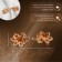 Circum for the cardigan "Flower" shiny, color gold