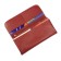 N/k wallet, valve, pockets 4, departments/coins 1, departments 2, color Red Fleet PR806