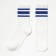 Minaku socks white/blue color, rr 36-41 (23-27 cm)