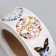 Stick Paper "Butterfly. Thank you" d = 2.5 cm 500 pcs in the roll
