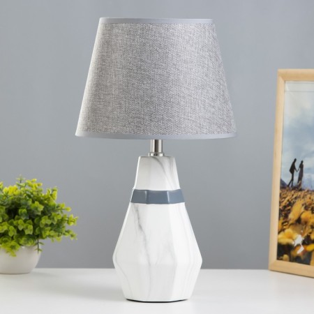 Iceedora table lamp E14 40W white-gray 23x23x40 cm Risalux
