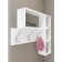 Hanger, 838 × 160 × 754 mm, white color