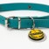 Dog collar "Champion" with an addressee, Osh 27-34 cm