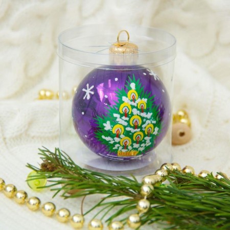 The ball "New Year" d-6 cm, mix-16
