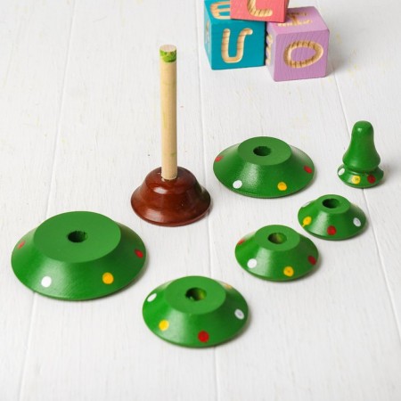 Pyramid "Christmas tree", 7 parts-1
