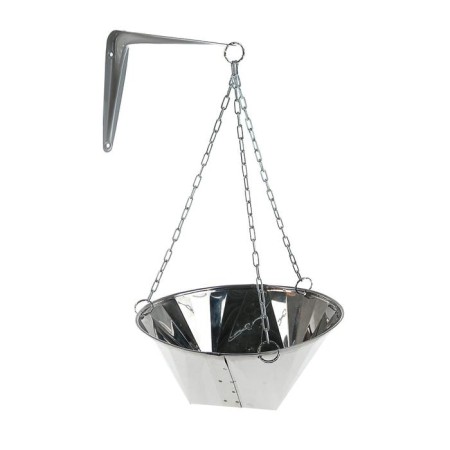 Stainless steel salt with a mount and a chain of 4 liters