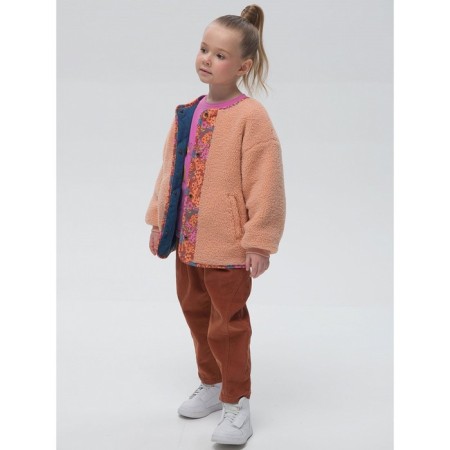 Bilateral jacket for girls, height 110 cm, jeans color-10