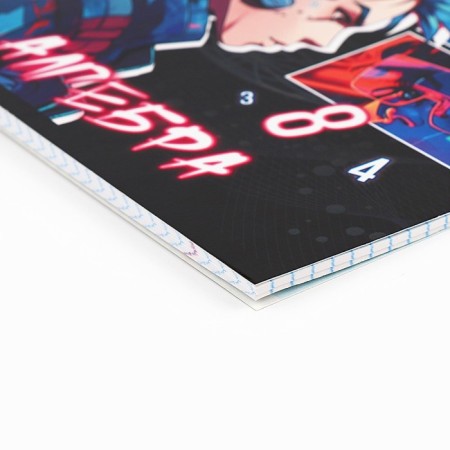Subject notebook A5, 36 liters on the paper clip “September 1: anime. Algebra"-1