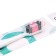 Toothbrush with dense bristles, medium rigidity