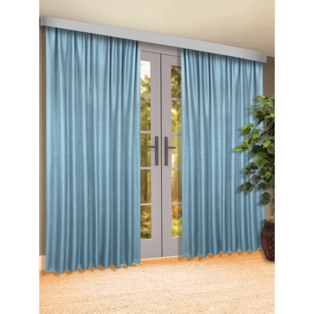 Curtains blackout, size 160x250 cm - 2 pcs, blue color