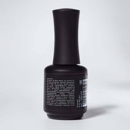 TOP for nails, without sticky layer, 15 ml, led/uv, transparent color-4