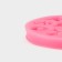 Silicone Mold Dolyana "New Year", 9.5 × 9.5 × 1 cm, pink color