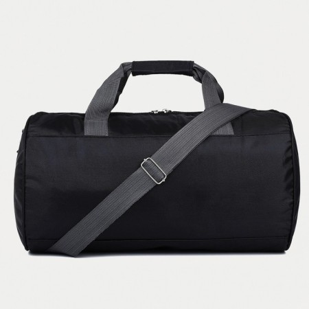 Sports bag with lightning, long belt, black color-1