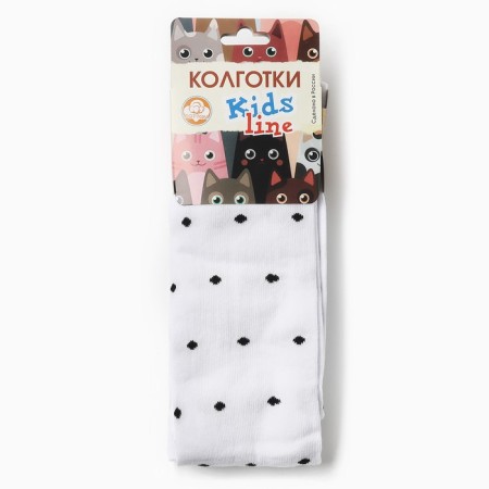 Pantyhose children, white color, height 116-122 cm-3