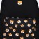Backpack Siberian Siba-Inu, with pocket, black color