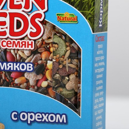 Seven Seeds Special food for hamsters, with a nut, 400 g-4