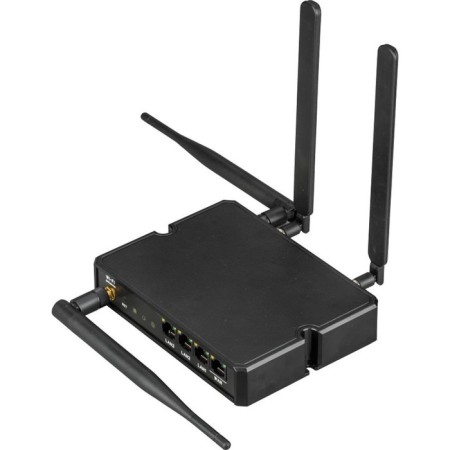Wireless Tricolor router TR-3G 4G, -router-02, 100 Mbps, 3G/4G, 4 ports, black