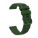 Smart hours strap, 20 mm, silicone, green