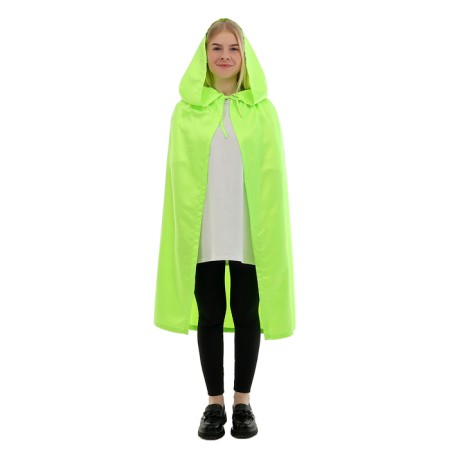 Carnival cloak of children, satin, light color, length 85 cm